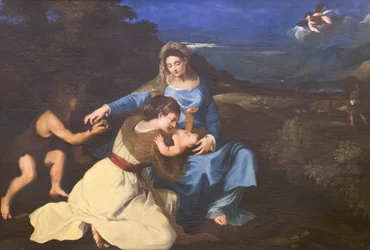 Madonna and Child with Saints, c.1625, after Titian