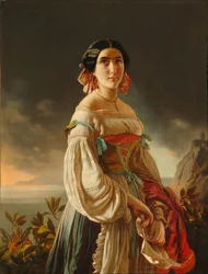 Portrait of Princess Lina Gagarina