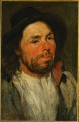 Farmer with hat
