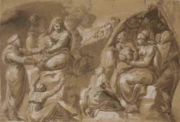 Two Groups of Women and Men