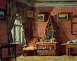 The Bedroom in the House of Composer Pyotr I. Tchaikovsky