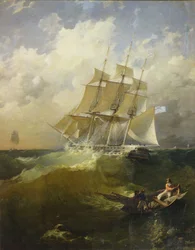 44-Gun Frigate Aurora, 1844