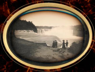 Daguerreotype of Niagara Falls by Babbitt, c.1855