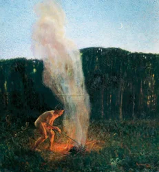 Column of smoke