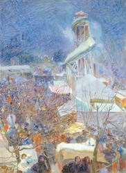 Mass in Pietrasanta by Plinio Nomellini