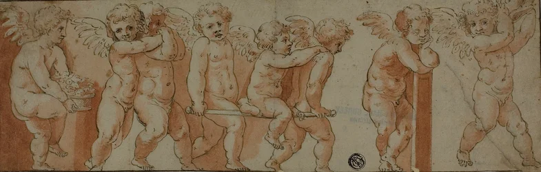 Frieze with Eight Putti