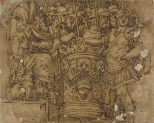 Mucius Scaevola Putting His Hand in the Flame before Porsenna