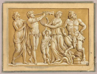 Satyr, Faun and Nymphs