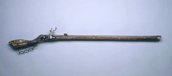 Tschinki, wheel-lock hunting rifle