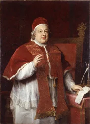 Portrait of Pope Clement XIII 1693-1769, 1760