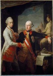 Portraits of the brothers Leopold II of Habsburg-Lorraine, Grand Duke of Tuscany and Joseph II of the Holy Empire