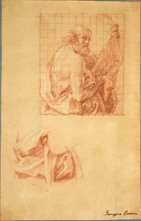 Study for Saint Bartholomew and Drapery