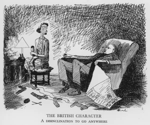 The British Character, A disinclination to go anywhere