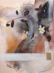 Earthy Bloom Branch
