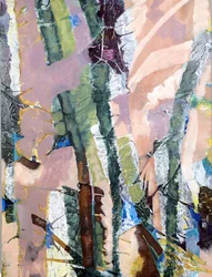 Textured Woodland Abstract