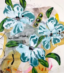Vibrant Abstract Blooms