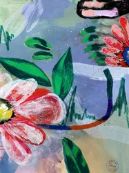 Vibrant Abstract Flowers