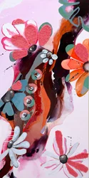 Vibrant Floral Abstract