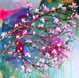 Vibrant Pink Blossoms