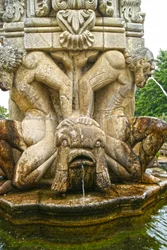Mythical Atlantes at the Base of an Obelisk, Lamego, Portugal. 1738