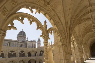 Part of the upper cloister gallery