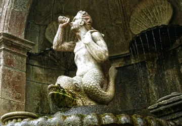 Triton Fountain, Santuário de Nossa Senhora dos Remédios, Lamego, Portugal 1738