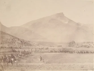 Departure for the hunt, Tomb of Khan of Khiva