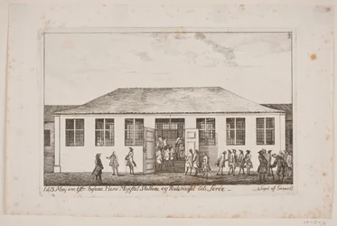 Frederik V Visits the Stables and Riding House at Sorø Academy