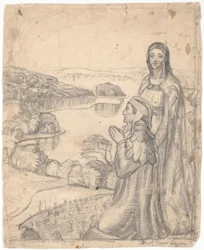 Dante and Beatrice in Paradise