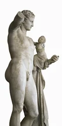 Hermes Carrying the Child Dionysus, c. 330 BC