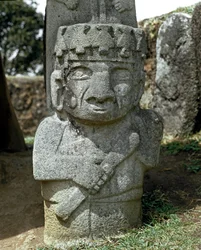 Megalithic Sculpture of a Warrior