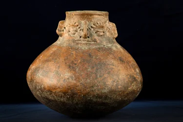 Globular Ceramics with Cephalomorphic Neck / Pre-Columbian Art