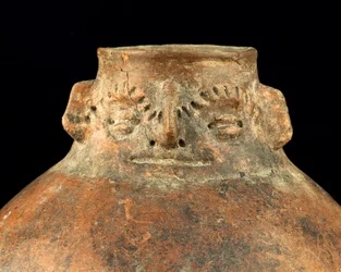 Globular Ceramics with Cephalomorphic Neck / Pre-Columbian Art