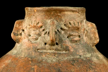 Globular Ceramics with Cephalomorphic Neck / Pre-Columbian Art