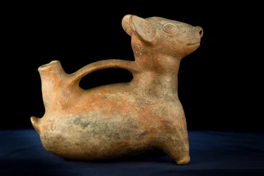 Zoomorphic Ceramic with Bridge Handle