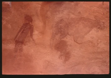 Human Figure and a Bull