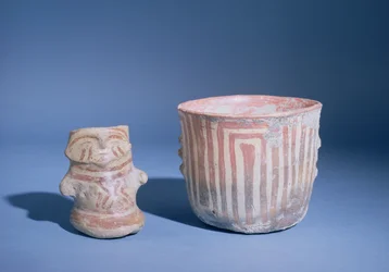 Vessels from Hacilar, Turkey, c.5500-00 BC