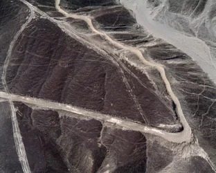 Aerial view of Nazca Lines