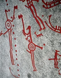 Hunters, Rock Carvings in Tanum, Sweden
