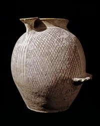 Prehistory: Polychrome Ceramic Vase from Jericho