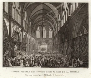 Funeral Service of Citizens Killed in the Siege of the Bastille