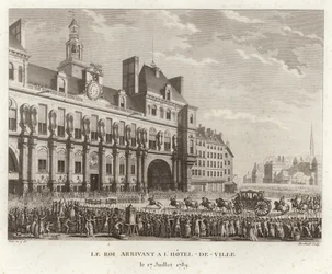 The Arrival of the King at the Town Hall