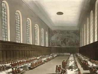 Military Hospital, Chelsea, from Ackermann