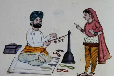 Silk Braid Maker, c.1890