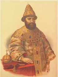 Portrait of the Tsar Michail I Fyodorovich of Russia 1596-1645, 1860s