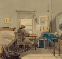 At work in the Pavel Nashchokin House