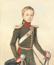 Portrait of the Crown Prince Alexander Nikolayevich