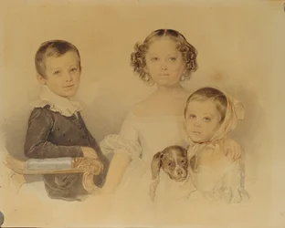 Portrait of the Lanskoy Children, 1839