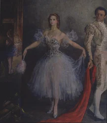 Portrait of the Ballet Dancer Marina Semyonova as Carmen