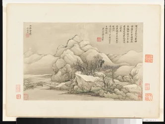 Landscapes after Old Masters, dated 1674 and 1677 (album of twelve leaves)